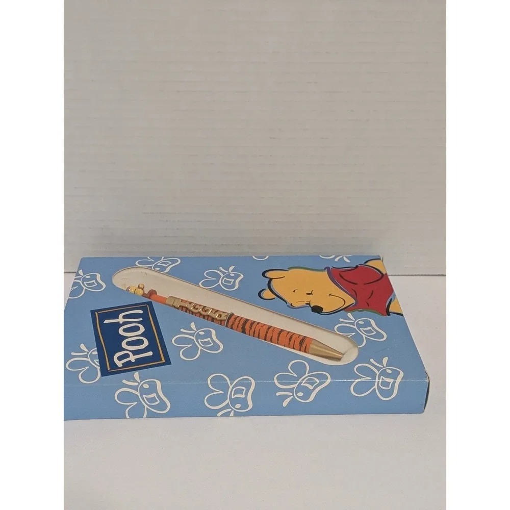 Vintage Colibri  Disney Tigger  Ballpoint Pen Red  & Yellow  Pen 90s Nos